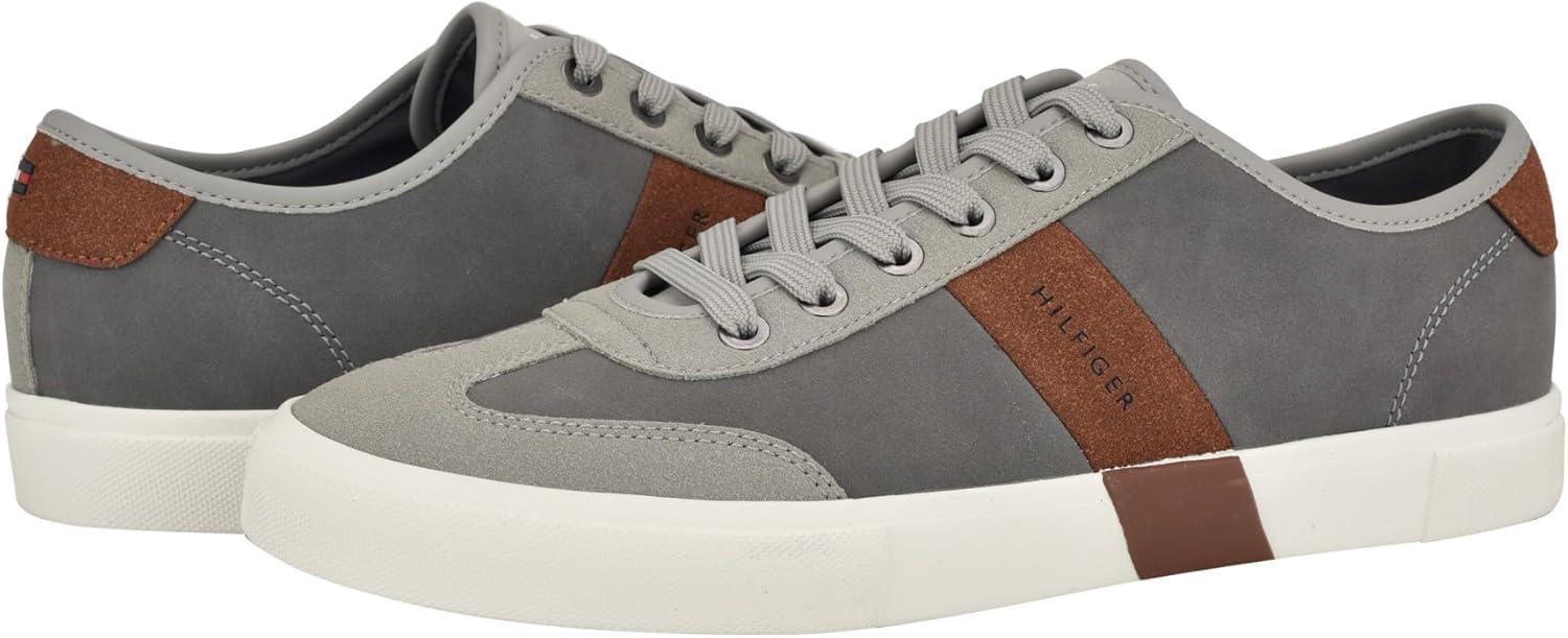 imageTommy Hilfiger Mens Pandora SneakerGreyCognac Multi 030