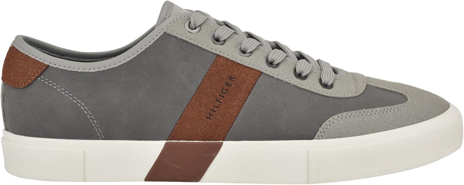 imageTommy Hilfiger Mens Pandora SneakerGreyCognac Multi 030