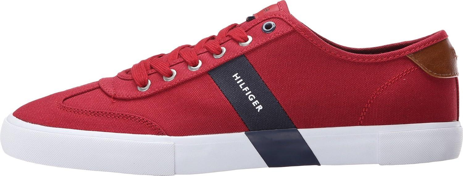 imageTommy Hilfiger Mens Pandora SneakerRed Canvas 604