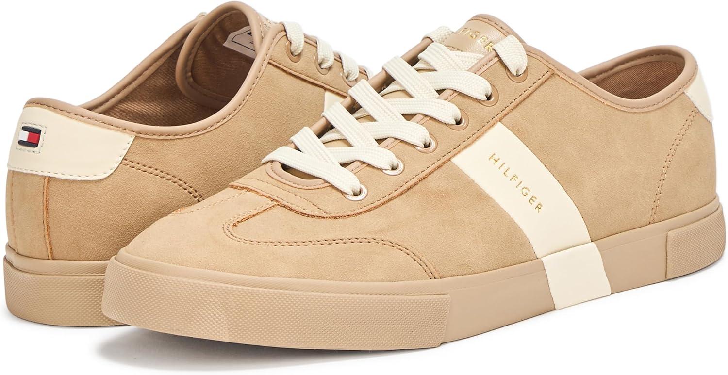 imageTommy Hilfiger Mens Pandora SneakerTanCream 101