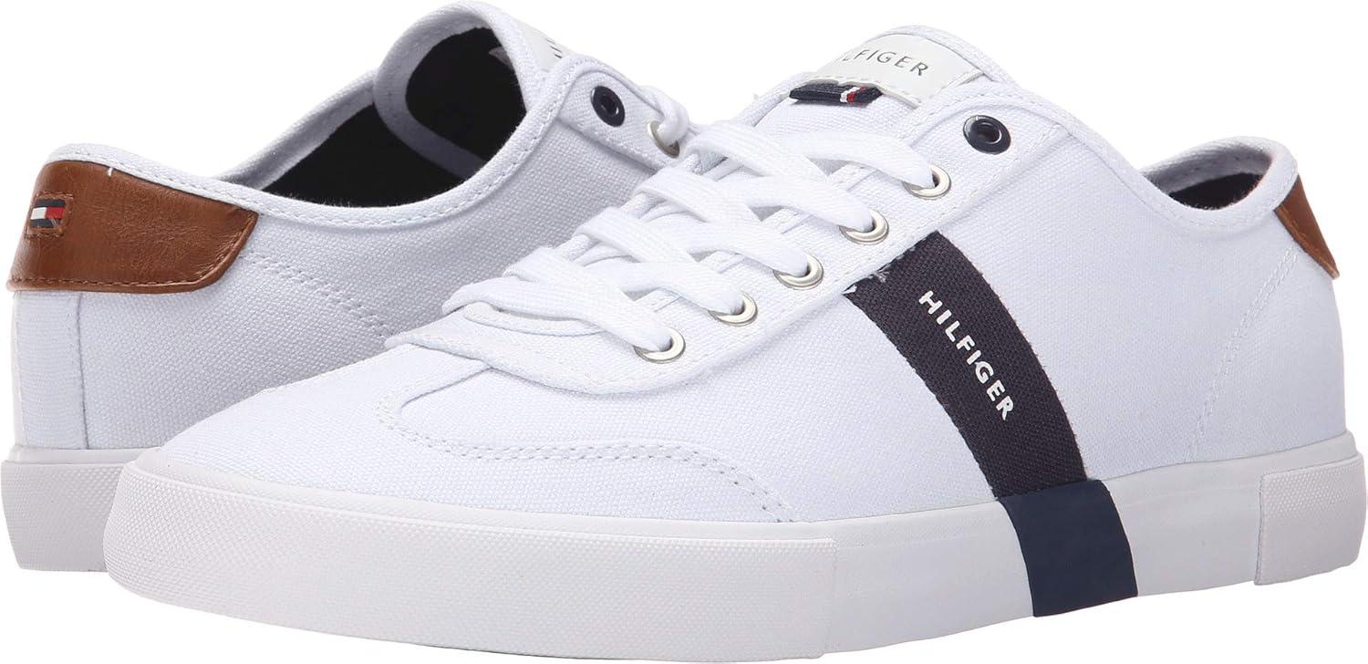 imageTommy Hilfiger Mens Pandora SneakerWhite Canvas 137