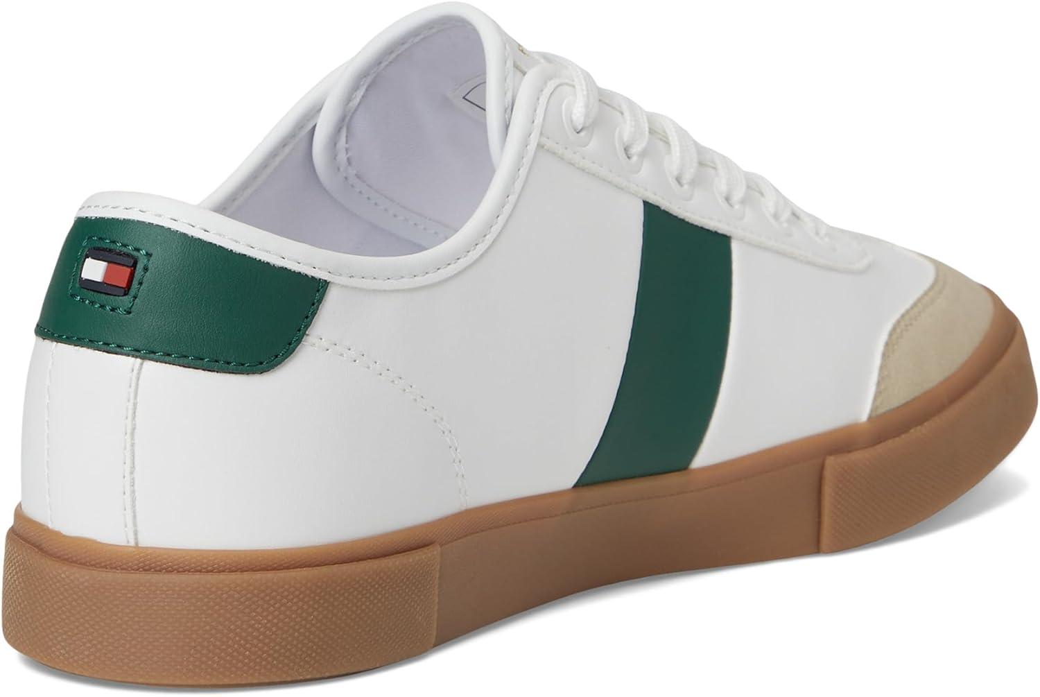 imageTommy Hilfiger Mens Pandora SneakerWhiteHunter Green Multi 141