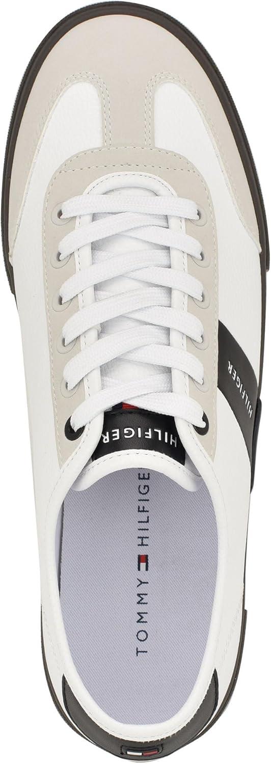 imageTommy Hilfiger Mens Pandora SneakerWhiteNicotine Multi