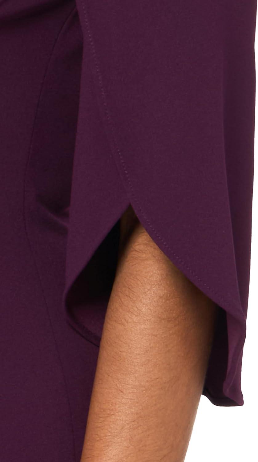 imageTommy Hilfiger Scuba Flutter Sleeve Sheath DressAmber