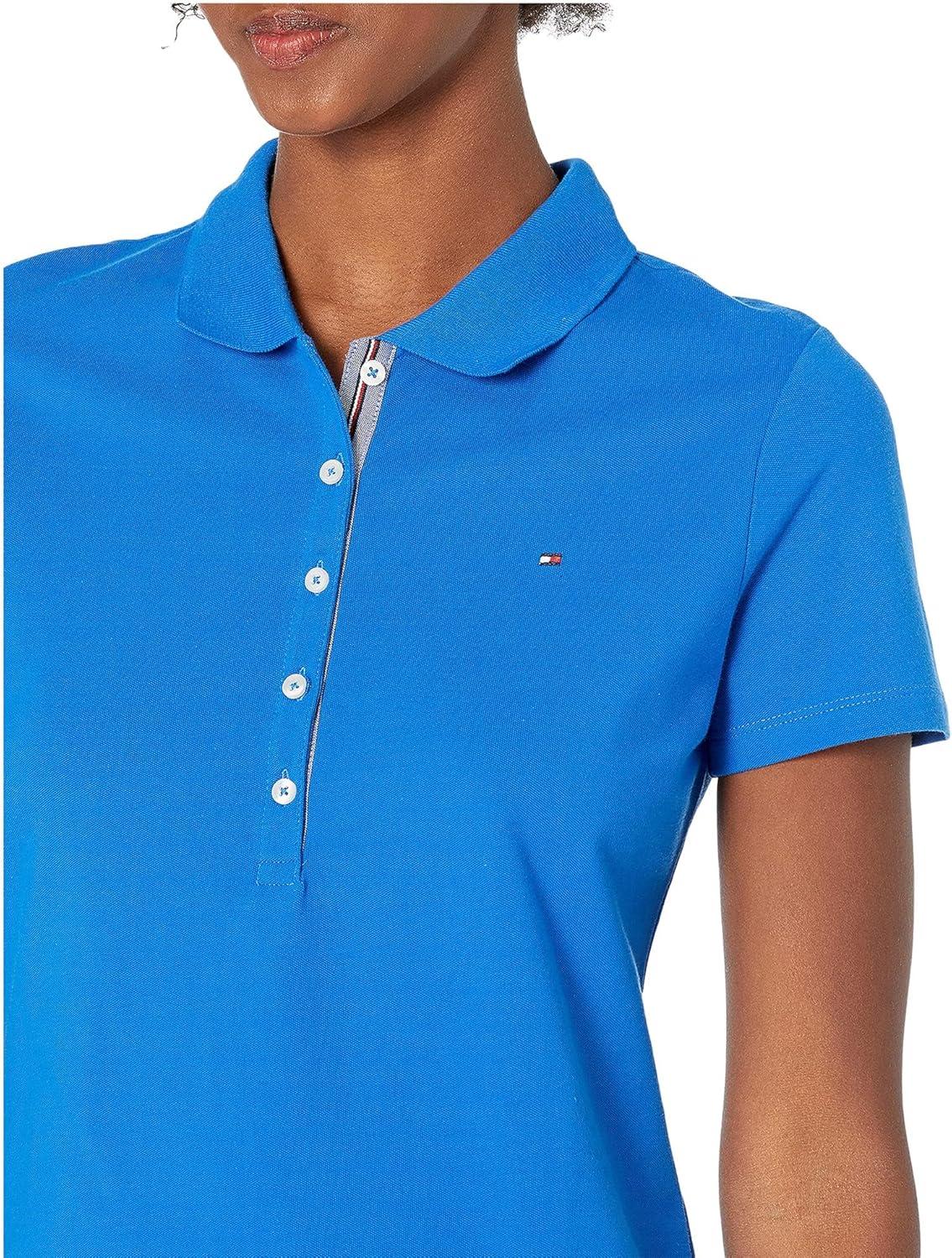 imageTommy Hilfiger Short Sleeve Rugby Stripe PoloCerulean