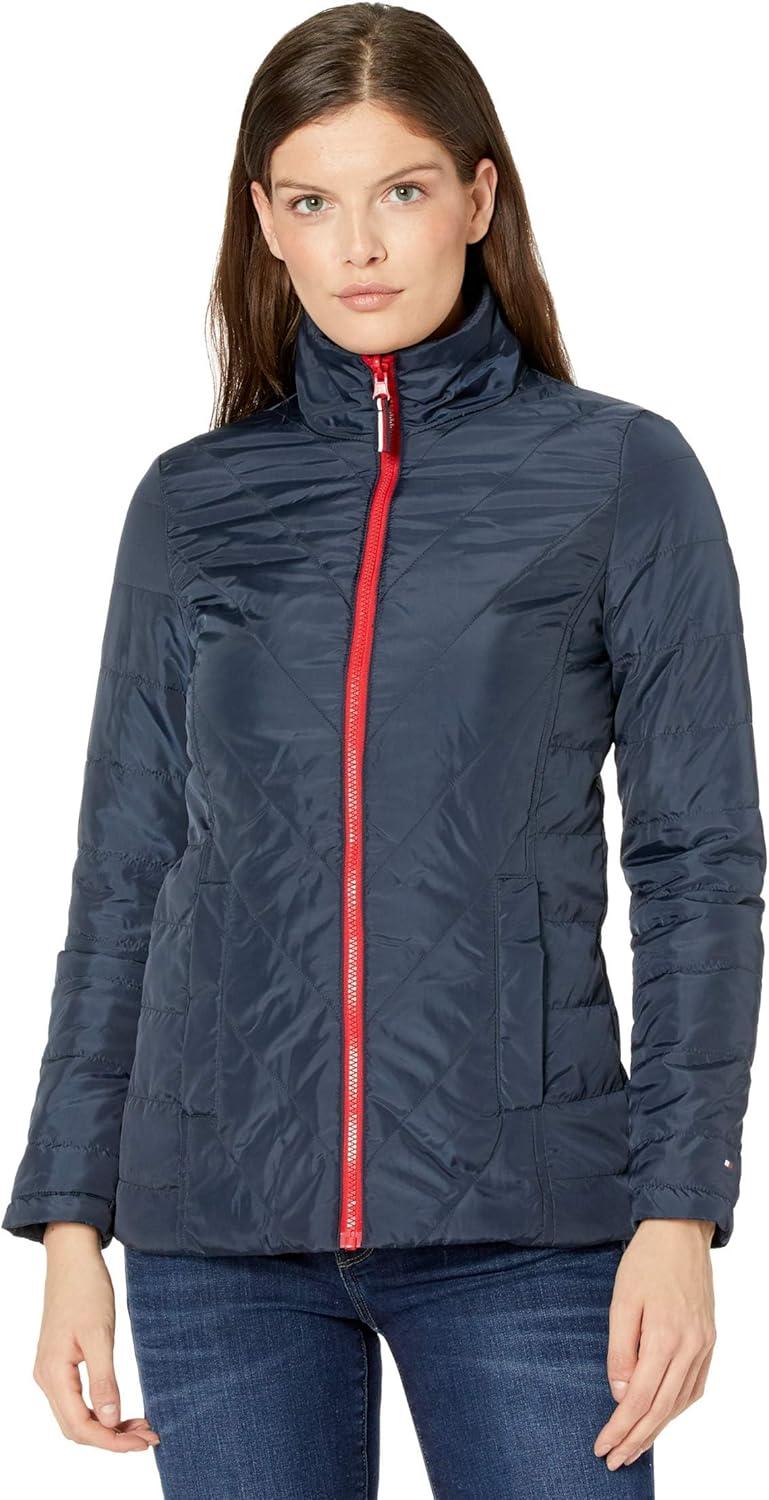 imageTommy Hilfiger Womens 295quot 3in1 Systems JacketFireNavy