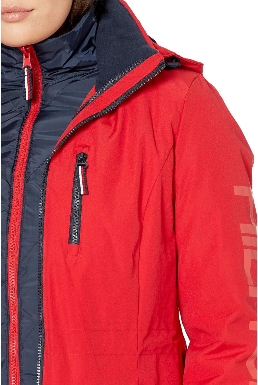 imageTommy Hilfiger Womens 295quot 3in1 Systems JacketFireNavy