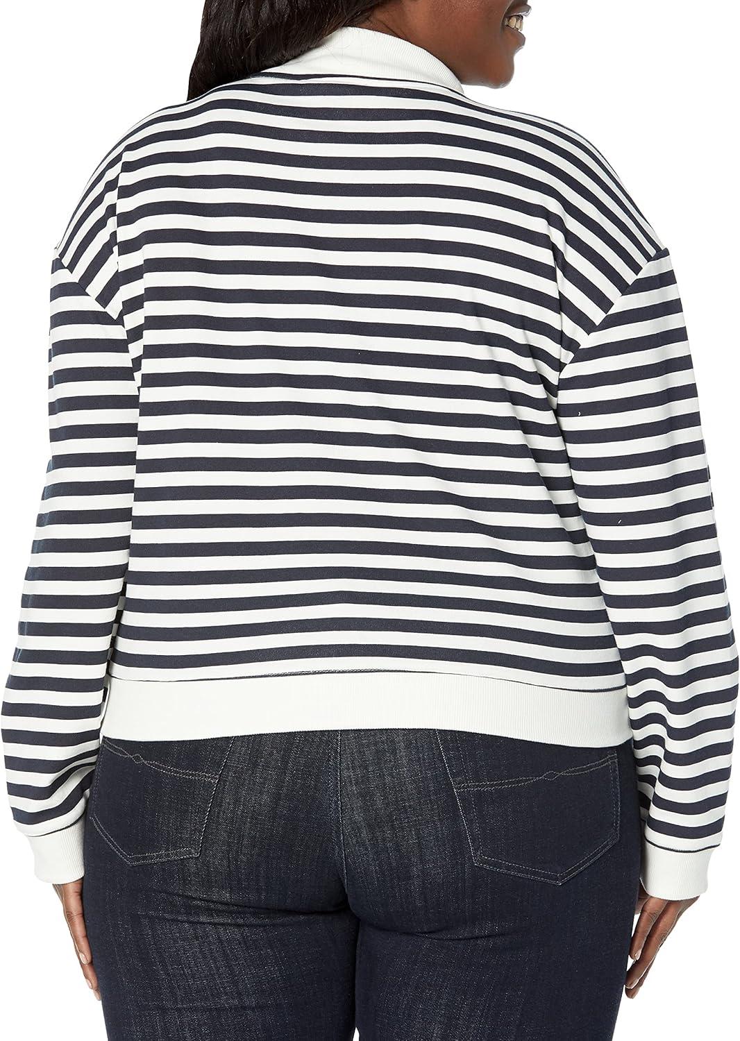 imageTommy Hilfiger Womens Casual Knit Top Standard and Plus SizeSky CaptIvo