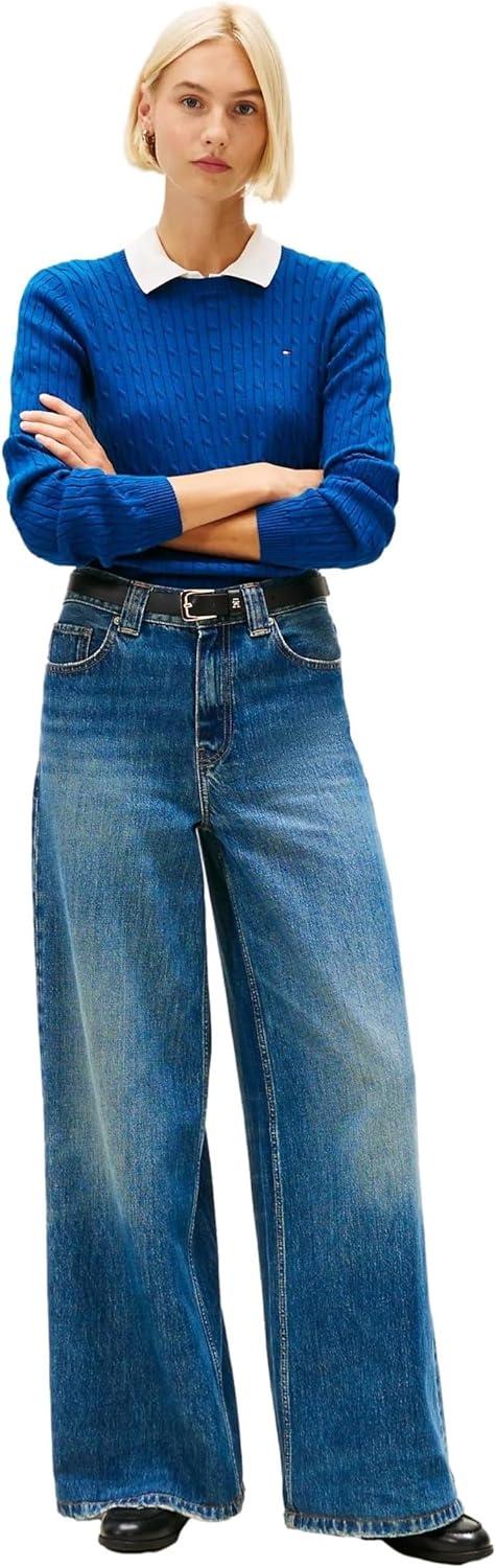 imageTommy Hilfiger Womens Classic Fit SweaterCool Dip Blue