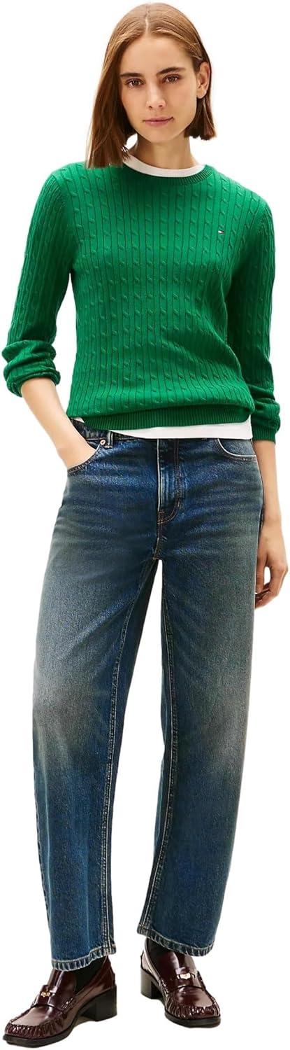 imageTommy Hilfiger Womens Classic Fit SweaterCypress Green