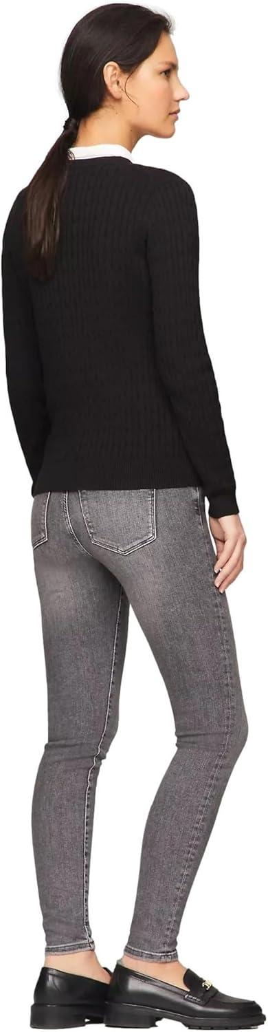 imageTommy Hilfiger Womens Classic Fit SweaterDark Sable Black