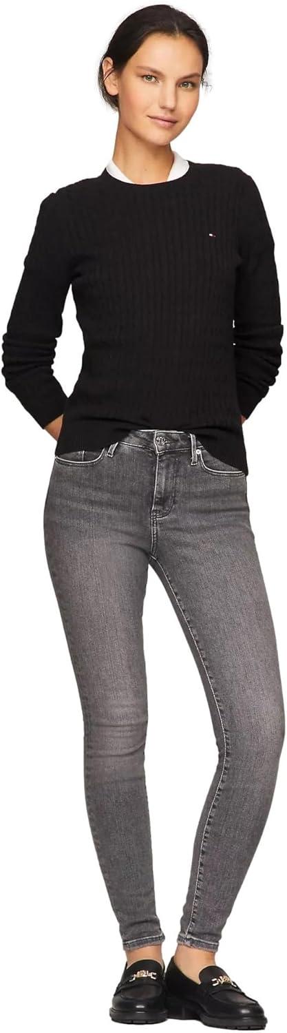 imageTommy Hilfiger Womens Classic Fit SweaterDark Sable Black