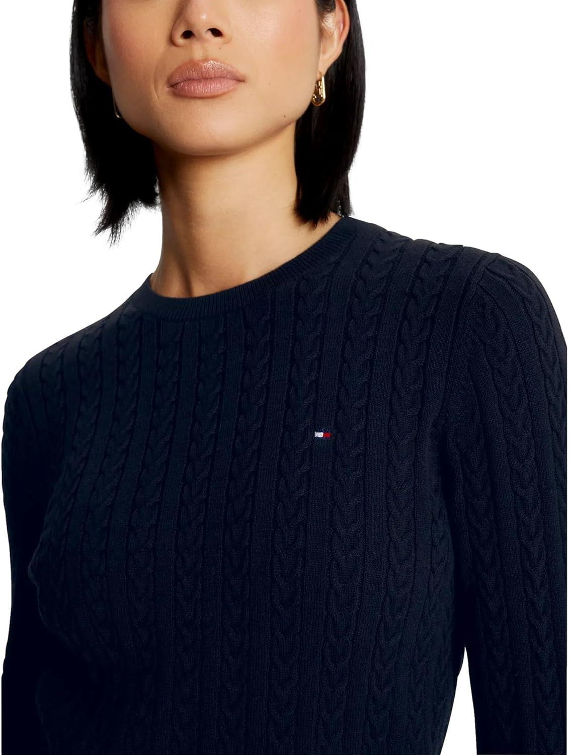 imageTommy Hilfiger Womens Classic Fit SweaterDesert Sky Navy