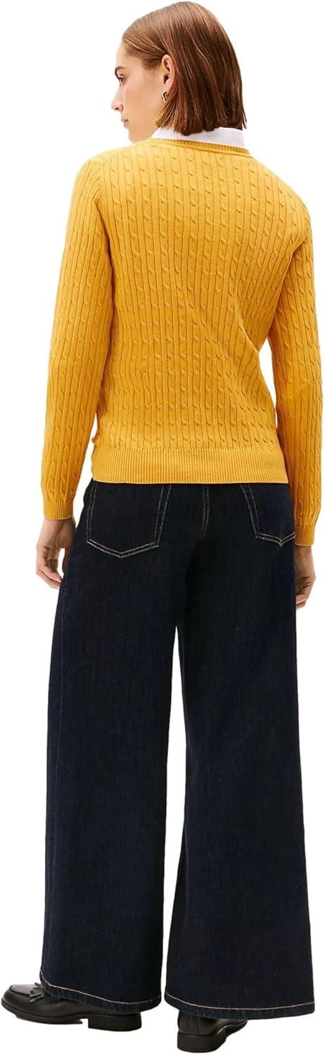 imageTommy Hilfiger Womens Classic Fit SweaterHeritage Gold