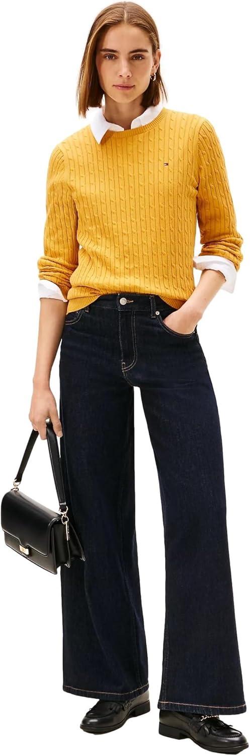 imageTommy Hilfiger Womens Classic Fit SweaterHeritage Gold
