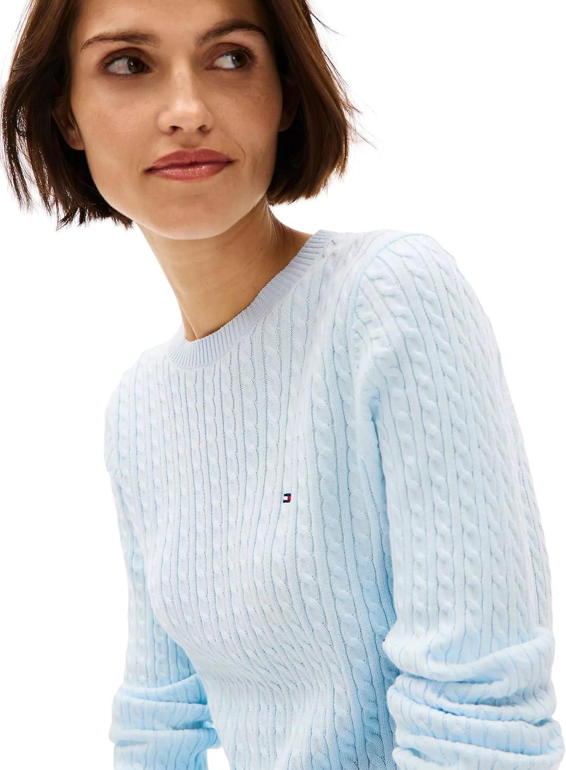 imageTommy Hilfiger Womens Classic Fit SweaterKeepsake Blue