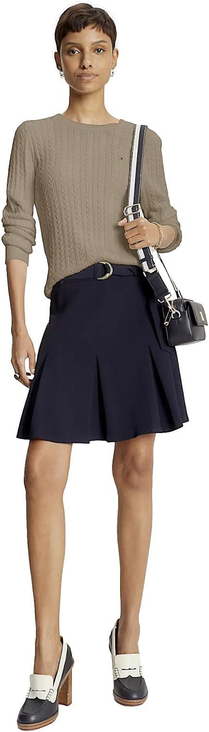 imageTommy Hilfiger Womens Classic Fit SweaterKhaki Sand Heather