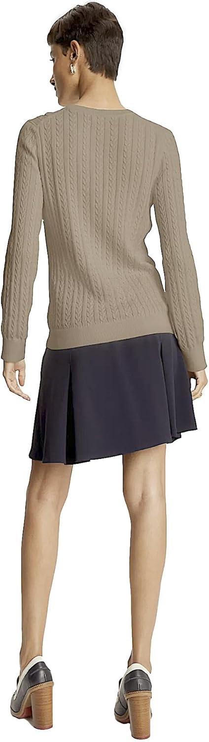 imageTommy Hilfiger Womens Classic Fit SweaterKhaki Sand Heather