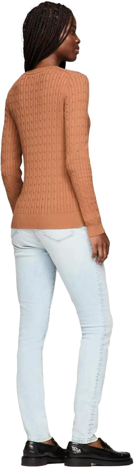 imageTommy Hilfiger Womens Classic Fit SweaterNatural Cognac