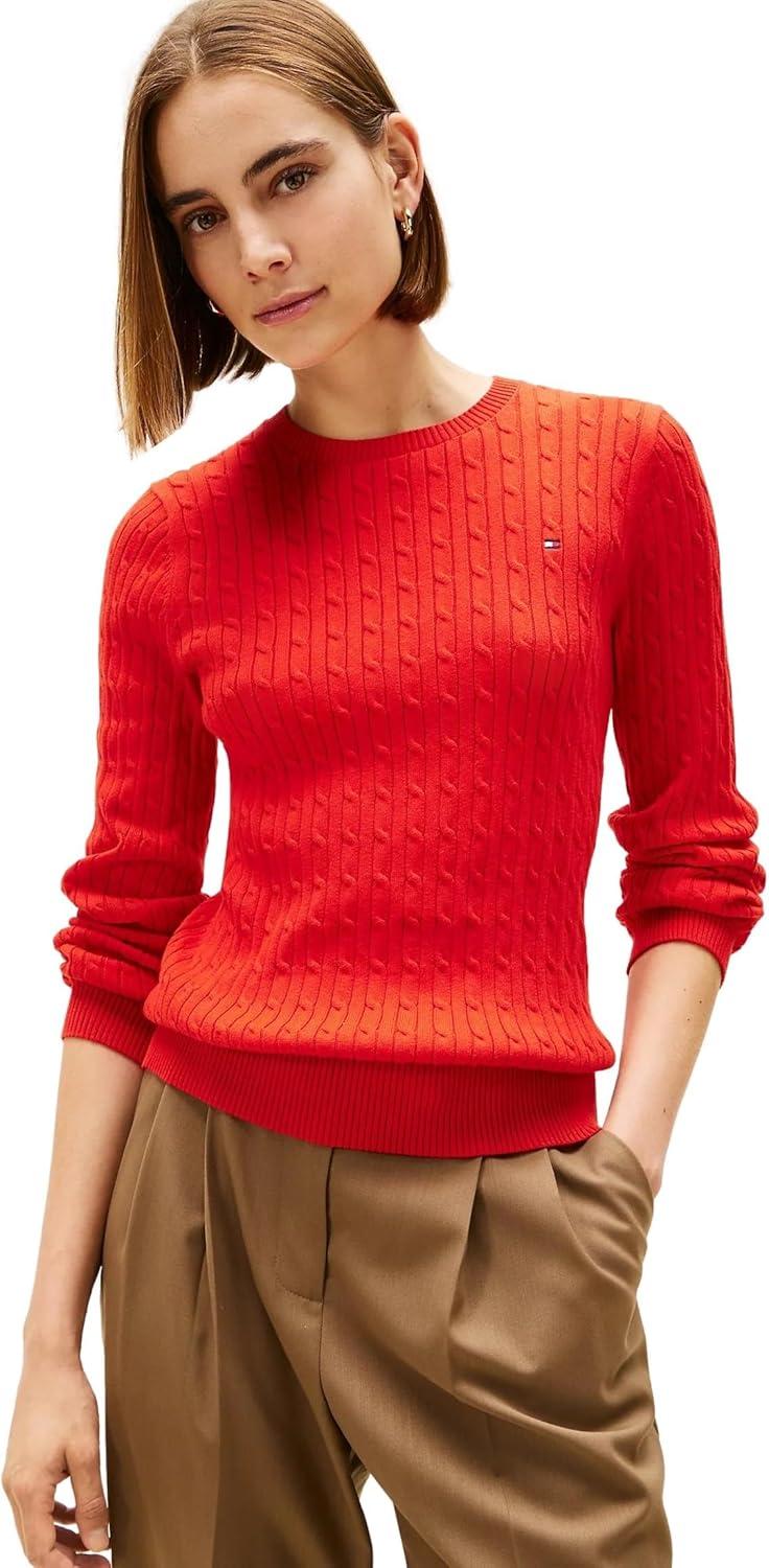 imageTommy Hilfiger Womens Classic Fit SweaterPrimary Red