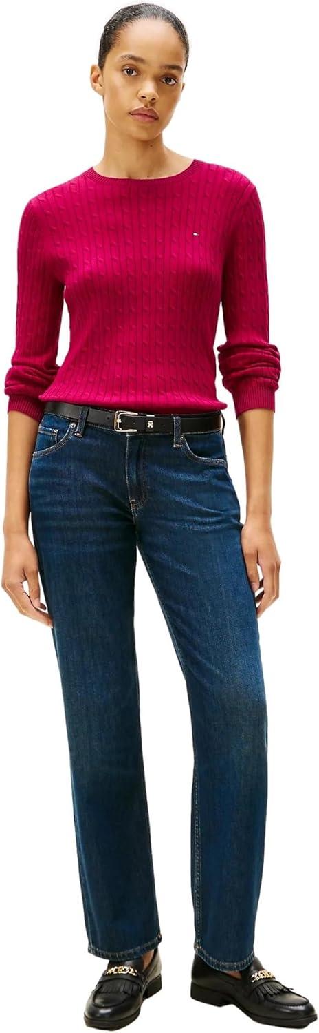 imageTommy Hilfiger Womens Classic Fit SweaterRoyal Berry