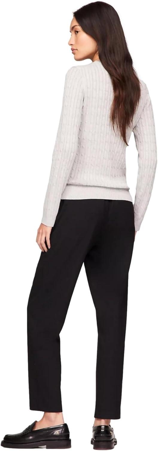 imageTommy Hilfiger Womens Classic Fit SweaterShimmer Grey Heather
