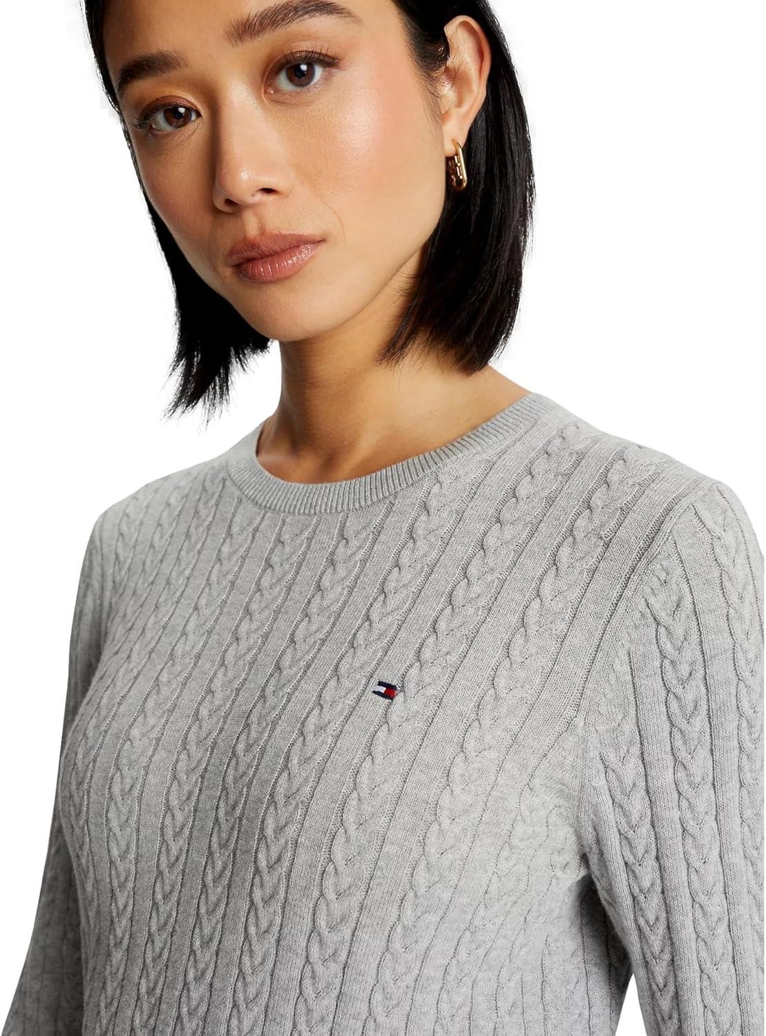 imageTommy Hilfiger Womens Classic Fit SweaterSmoke Grey Heather