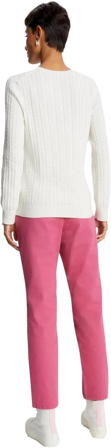 imageTommy Hilfiger Womens Classic Fit SweaterWhite Suede