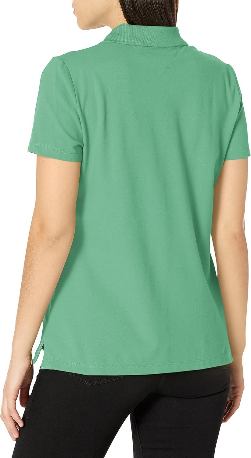 imageTommy Hilfiger Womens Classic Short Sleeve Core Pique Polo Standard and Plus SizeLight Mint