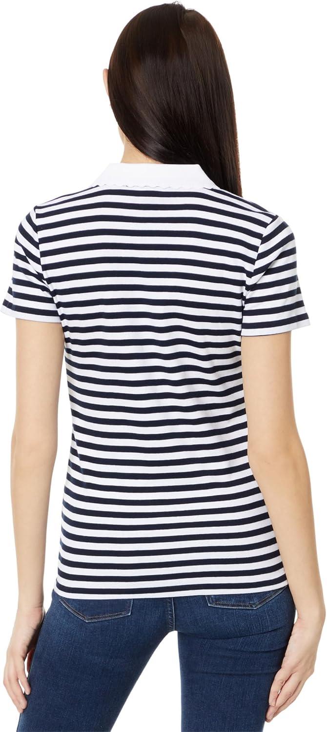 imageTommy Hilfiger Womens Classic Short Sleeve Core Pique Polo Standard and Plus SizeSky Captain
