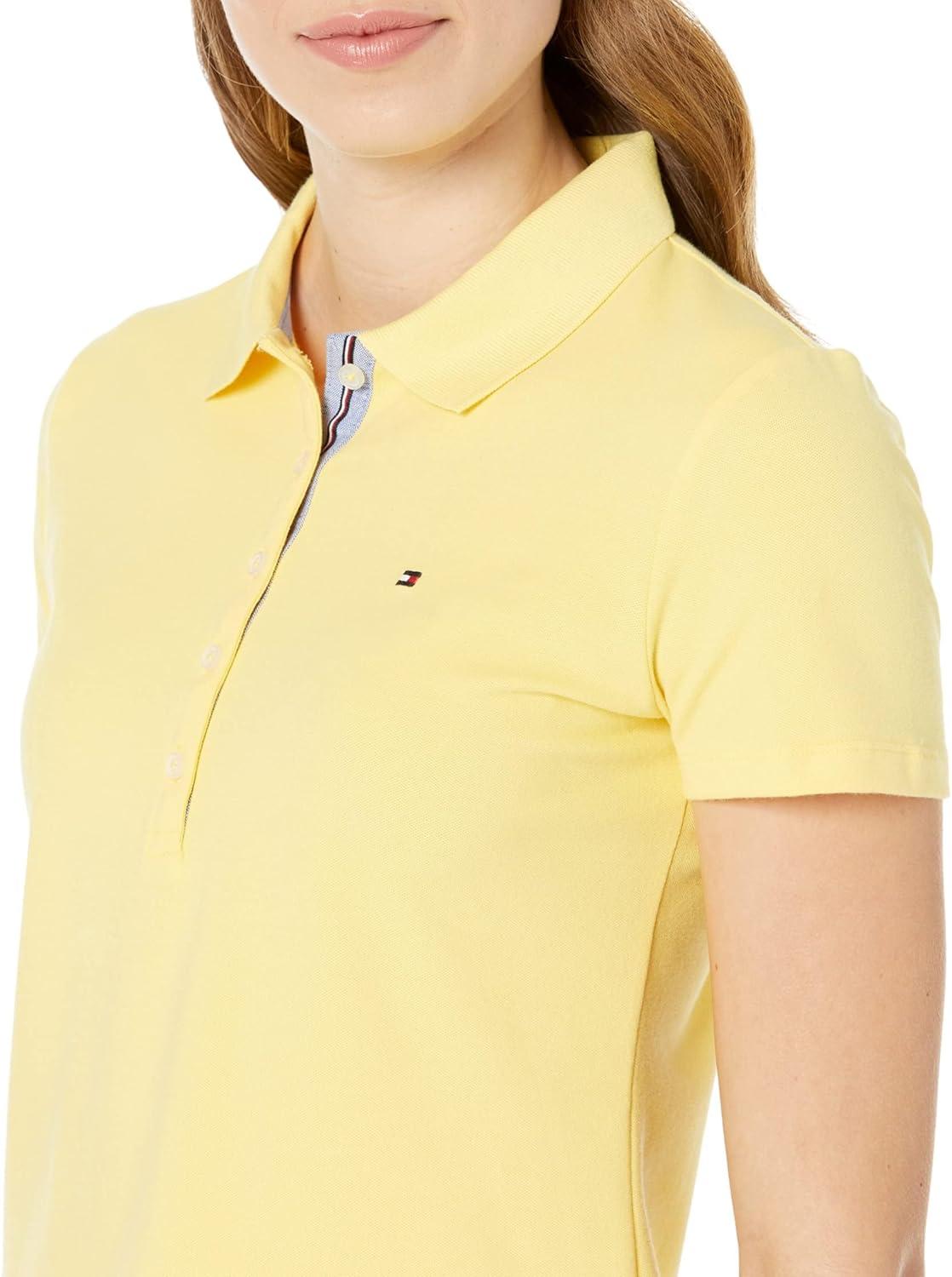 imageTommy Hilfiger Womens Classic Short Sleeve Core Pique Polo Standard and Plus SizeSnapdragon