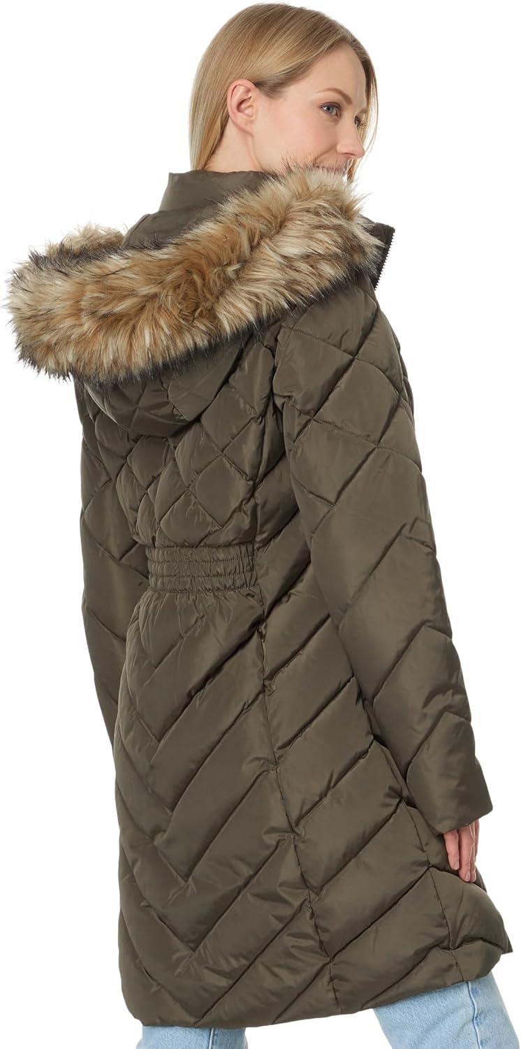 imageTommy Hilfiger Womens Long Down Puffer JacketJuniper