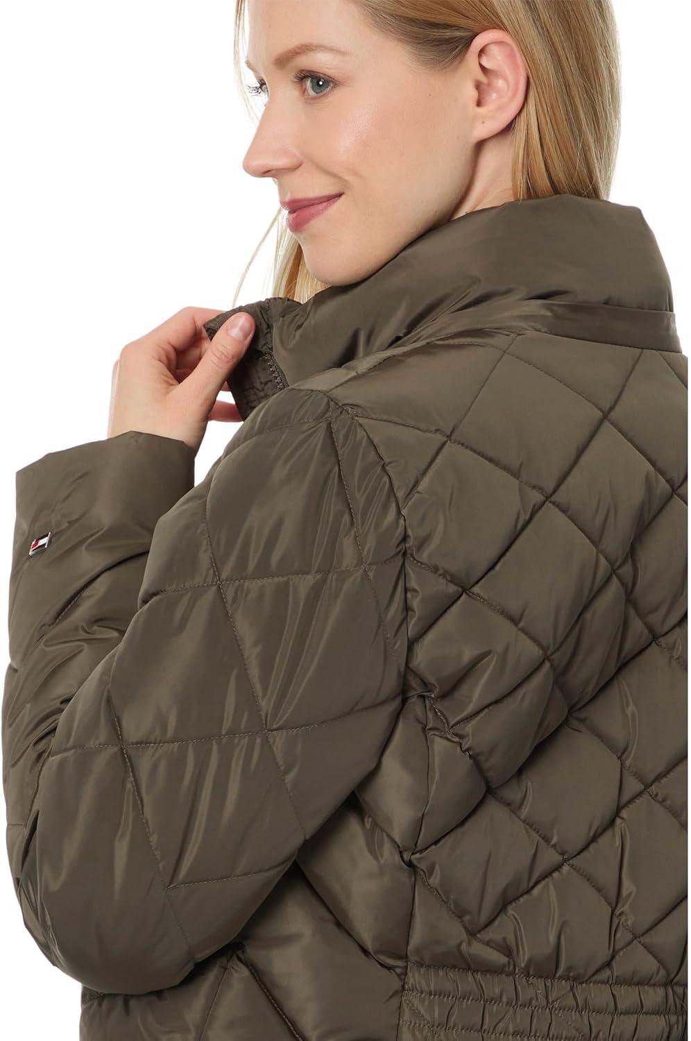 imageTommy Hilfiger Womens Long Down Puffer JacketJuniper