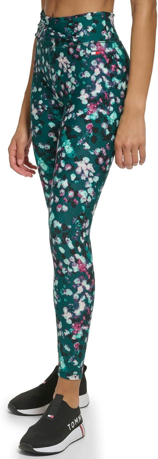 imageTommy Hilfiger Womens Printed High Rise Performance LeggingBotanical