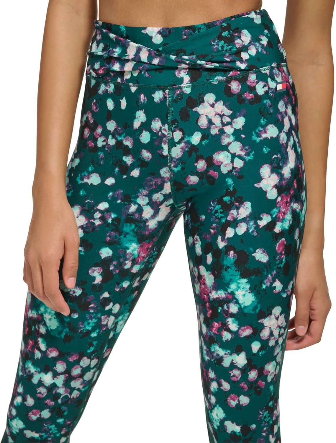 imageTommy Hilfiger Womens Printed High Rise Performance LeggingBotanical
