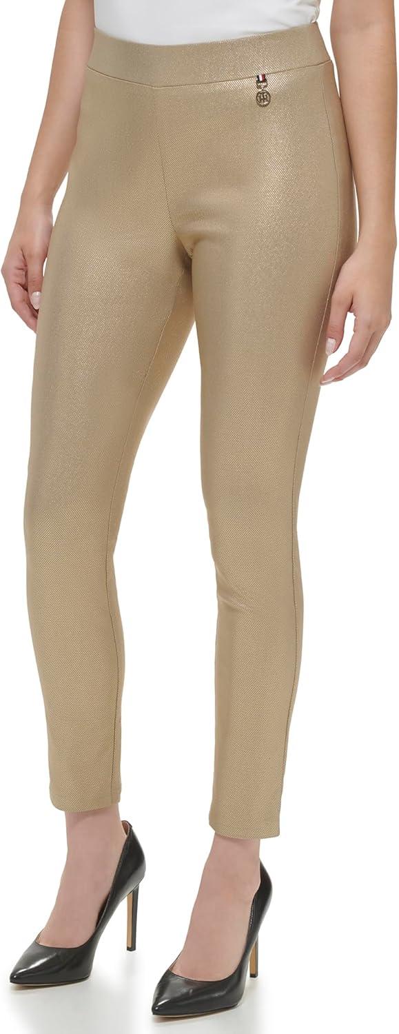 imageTommy Hilfiger Womens Pull on Work PantsGold
