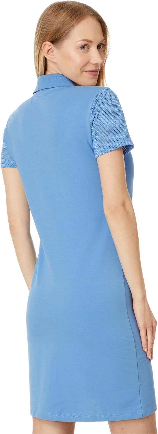 imageTommy Hilfiger Womens Short Sleeve Collared Polo DressBlue Haze