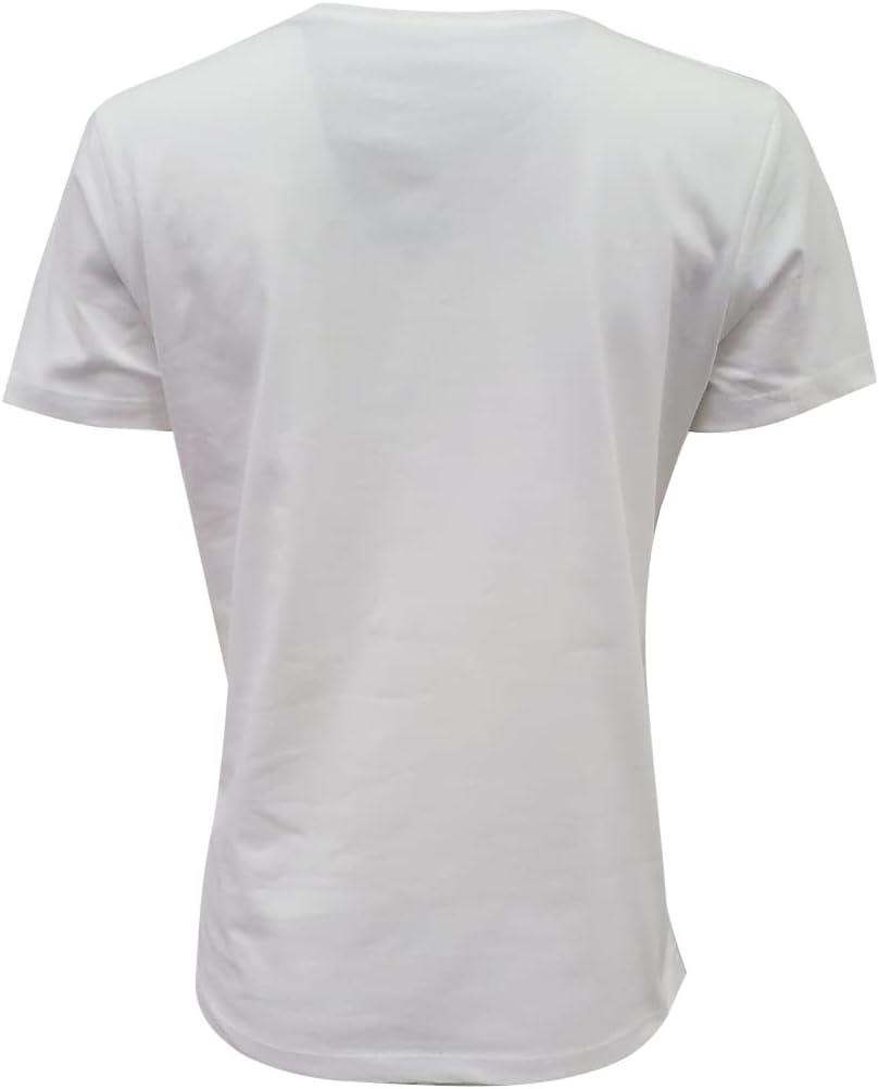 imageTommy Hilfiger Womens Striped Logo Graphic TShirtWhite Script Logo