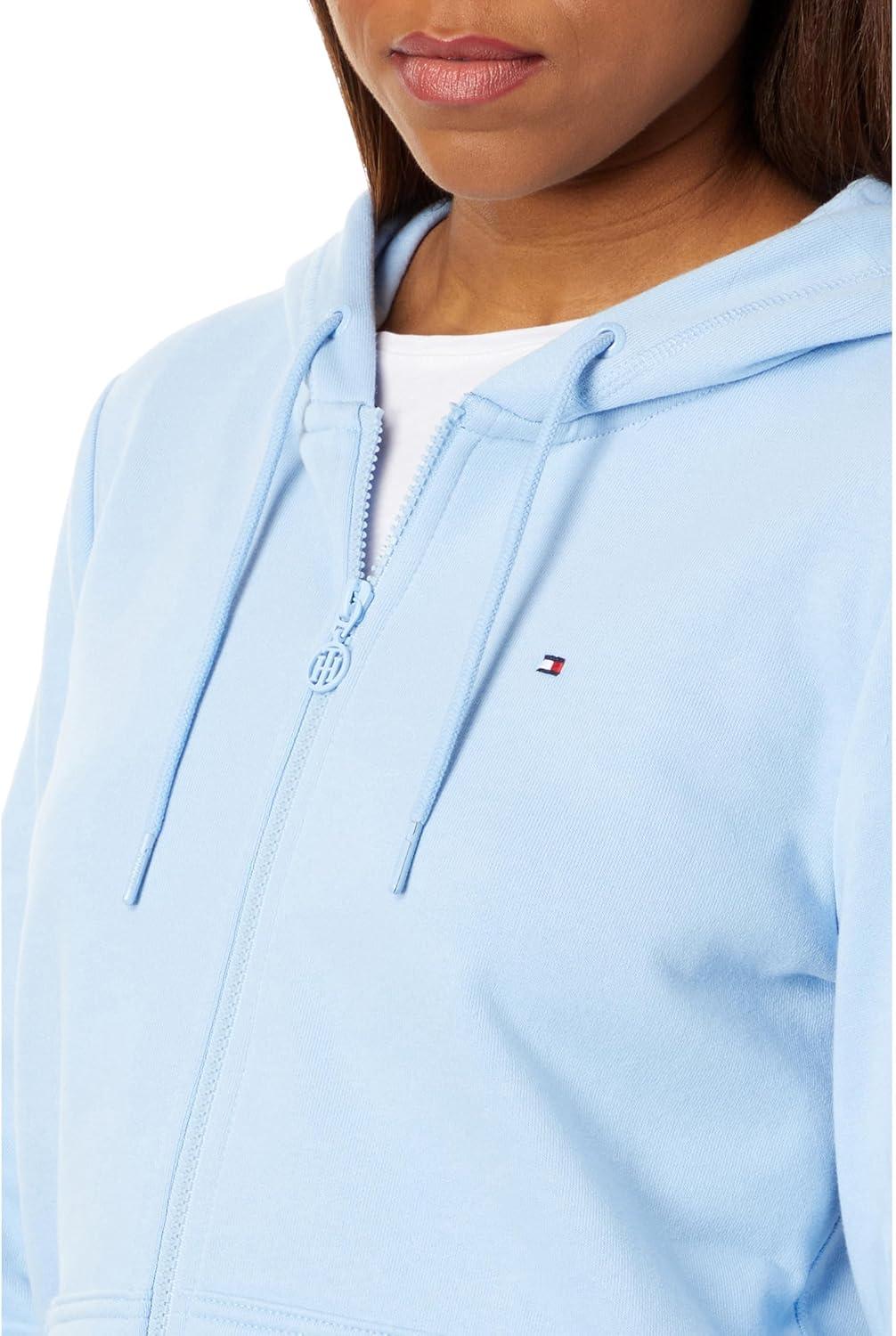 imageTommy Hilfiger Womens Zipup Hoodie Classic Sweatshirt for Women With Drawstrings and HoodBreeze