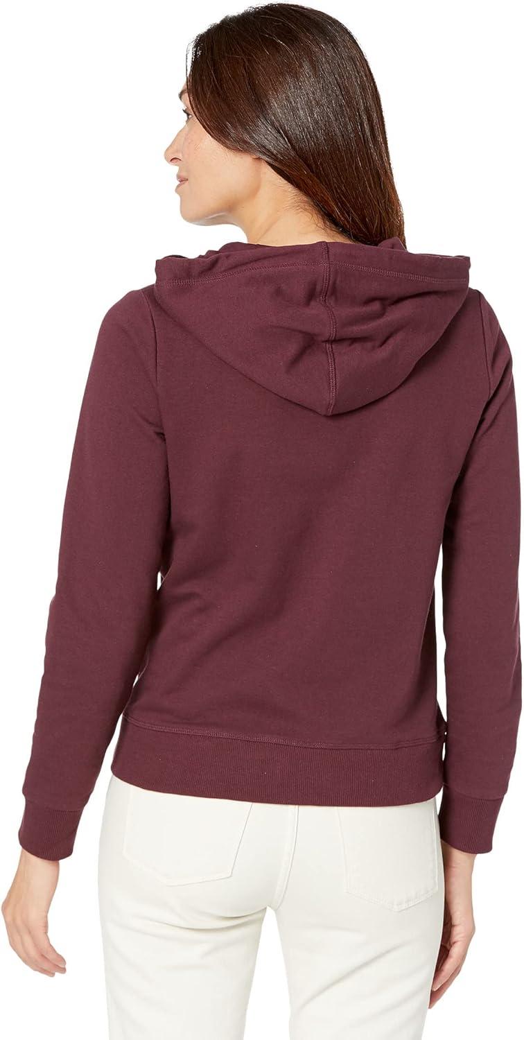 imageTommy Hilfiger Womens Zipup Hoodie Classic Sweatshirt for Women With Drawstrings and HoodWinetasting