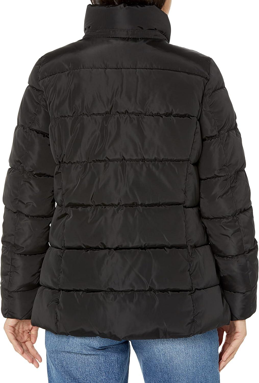 imageTommy Hilfiger womens Zip Up Short Puffer JacketBlack