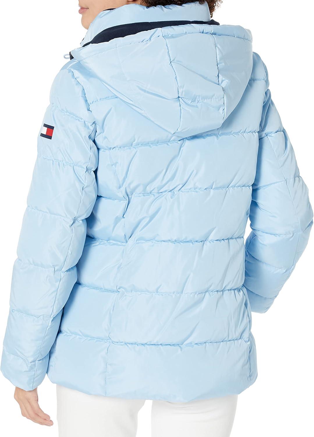 imageTommy Hilfiger womens Zip Up Short Puffer JacketCerulean