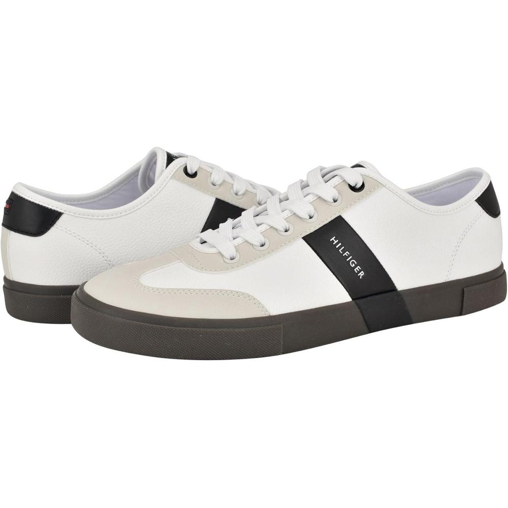 imageTommy Hilfiger Mens Pandora SneakerWhiteNicotine Multi