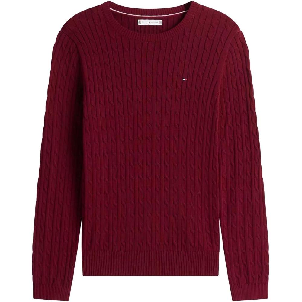 imageTommy Hilfiger Womens Classic Fit SweaterBurgundy