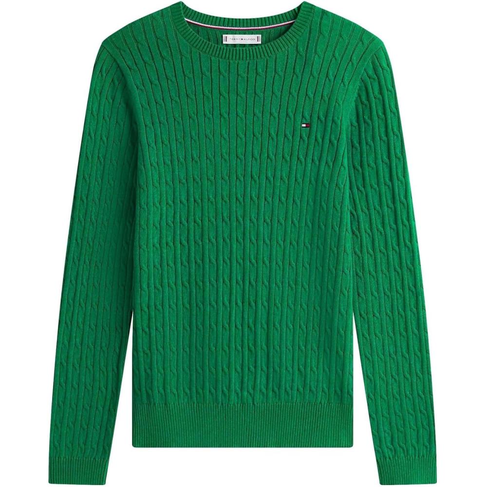 imageTommy Hilfiger Womens Classic Fit SweaterCypress Green