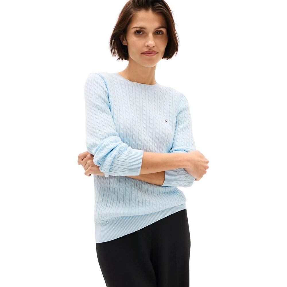 imageTommy Hilfiger Womens Classic Fit SweaterKeepsake Blue