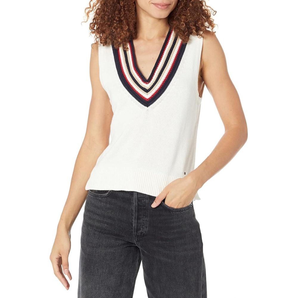 imageTommy Hilfiger Womens Long Sleeve Casual ShirtIvory