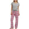 Heather Grey & City Prep Plaid Heather Grey