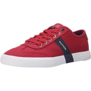 Tommy Hilfiger Men’s Pandora Sneaker(Red Canvas 604)