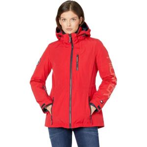 Tommy Hilfiger Women’s 29.5″ 3-in-1 Systems Jacket(Fire/Navy)